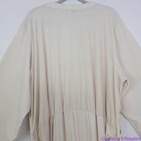 NEW Eloquii Corduroy Jumpsuit super soft, color cream, 24 - Picture 7 of 16